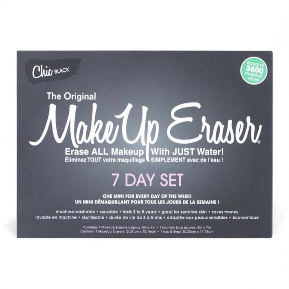 MakeUp Eraser 7 Day Set - Original Black 💎2/$30💎